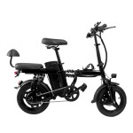 20 inch lithium battery cyclone wheel folding electric bike can be put into the trunk of the trolley 350W motor
